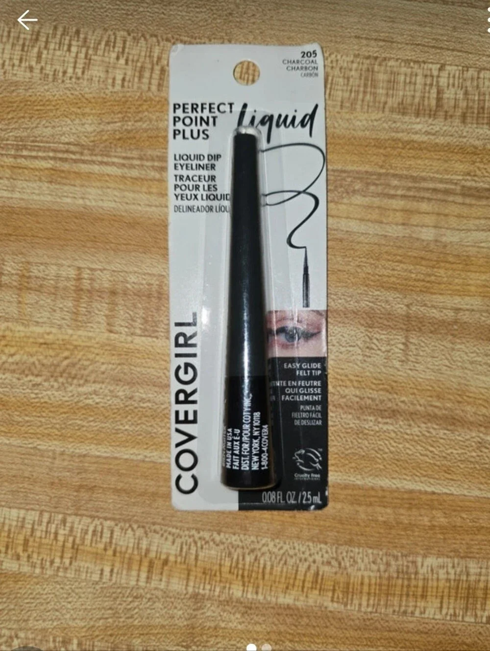 COVERGIRL Felt-Tip Liquid Eyeliner in Charcoal (Deep Gray/Black)
